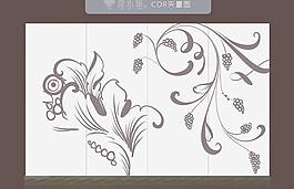 移門花紋