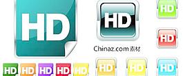 精致HD貼紙矢量圖下載