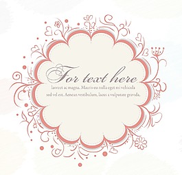 花卉矢量插畫的秋架