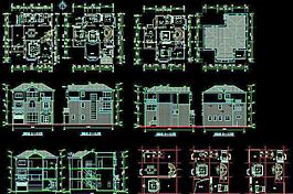 別墅建筑全套施工圖