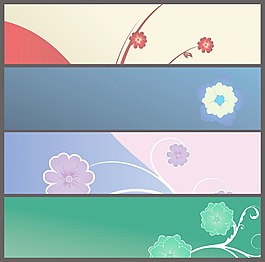 網(wǎng)頁(yè)橫幅向量集