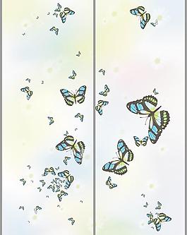 移門(mén) 蝴蝶 幻彩