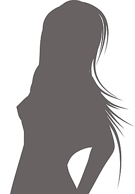 女人剪影矢量