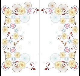 花朵移門