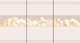 简约移门图案