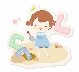 最新韓國(guó)矢量卡通素材267