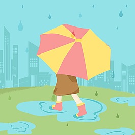 摘要背景與雨季水滴和云