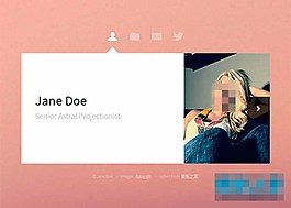 粉色個(gè)人簡歷HTML5網(wǎng)站模板下載
