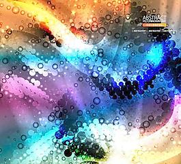 幻彩動感背景矢量素材3