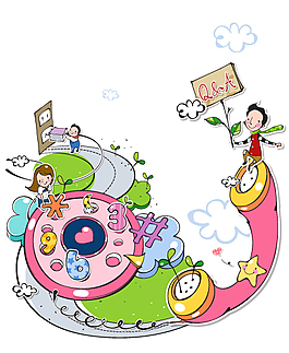 玩電話(huà)的孩子