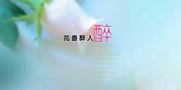 花香醉人婚紗模板PSD素材
