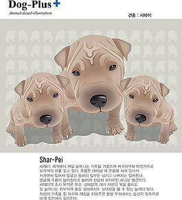 三只小斗牛犬