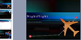 夜翔PPT模板