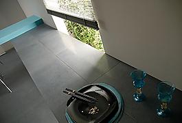 现代简约风格饭厅餐厅仿古砖瓷砖铺贴图
