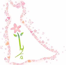 時尚花紋與女人03