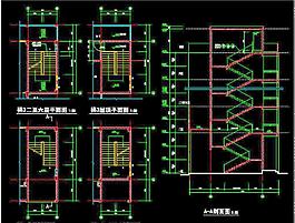 D型宿舍楼楼梯详图
