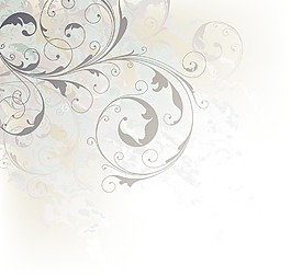畫花卉背景矢量插畫