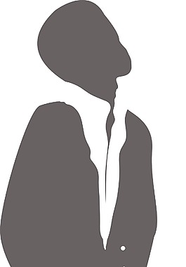矢量時尚男人的身影