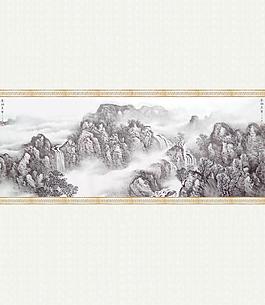移门山水