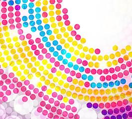 幻彩圓環(huán)背景矢量素材3