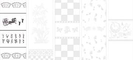 玻璃移門(mén)磨砂圖案