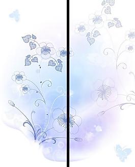移門圖案 （夢幻花）