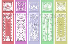 單色移門隔斷花紋圖案
