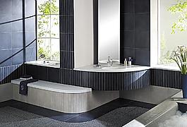 浴室衛(wèi)生間瓷磚鋪貼應(yīng)用美圖