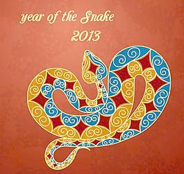 2013年新年主題矢量素材3