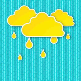 摘要背景與雨季云的水滴