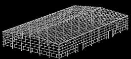 鋼結構廠房 3D模型