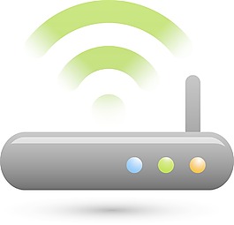 黑色的WiFi路由器Lite通訊圖標(biāo)
