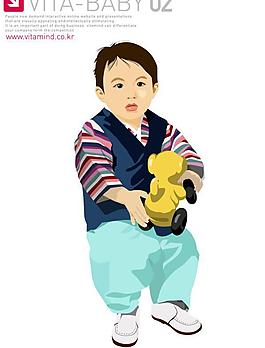 卡通人物插畫矢量圖7