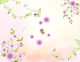 花朵移門