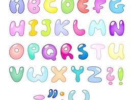 時尚創(chuàng)意字母矢量素材1