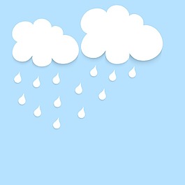 摘要背景與雨季云的水滴