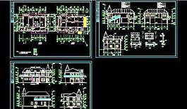 別墅全套建筑施工圖
