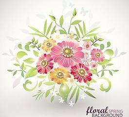 精美花束矢量素材2