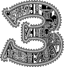 古代3號矢量插畫