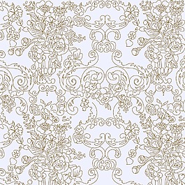 舊貨花卉背景矢量插畫(huà)—