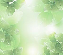 夢(mèng)幻植物背景矢量素材4
