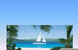 海洋海景風(fēng)光PPT模板