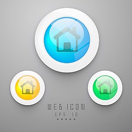 3D Web郵件圖標集