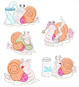 蝸牛的插圖