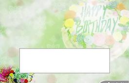 生日快樂蛋糕PPT模板