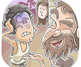 漫画人物谗言