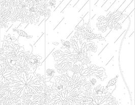 玻璃花紋