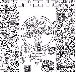 玻璃花紋