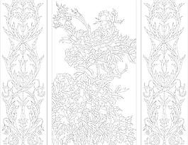 玻璃花紋