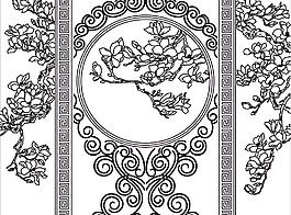 玻璃花紋